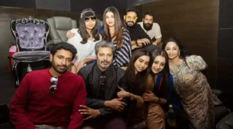 Aishwarya Rai, Trisha, Jayam Ravi, And Vikram Take Their Partners To See Ponniyin Selvan 2 In Chennai