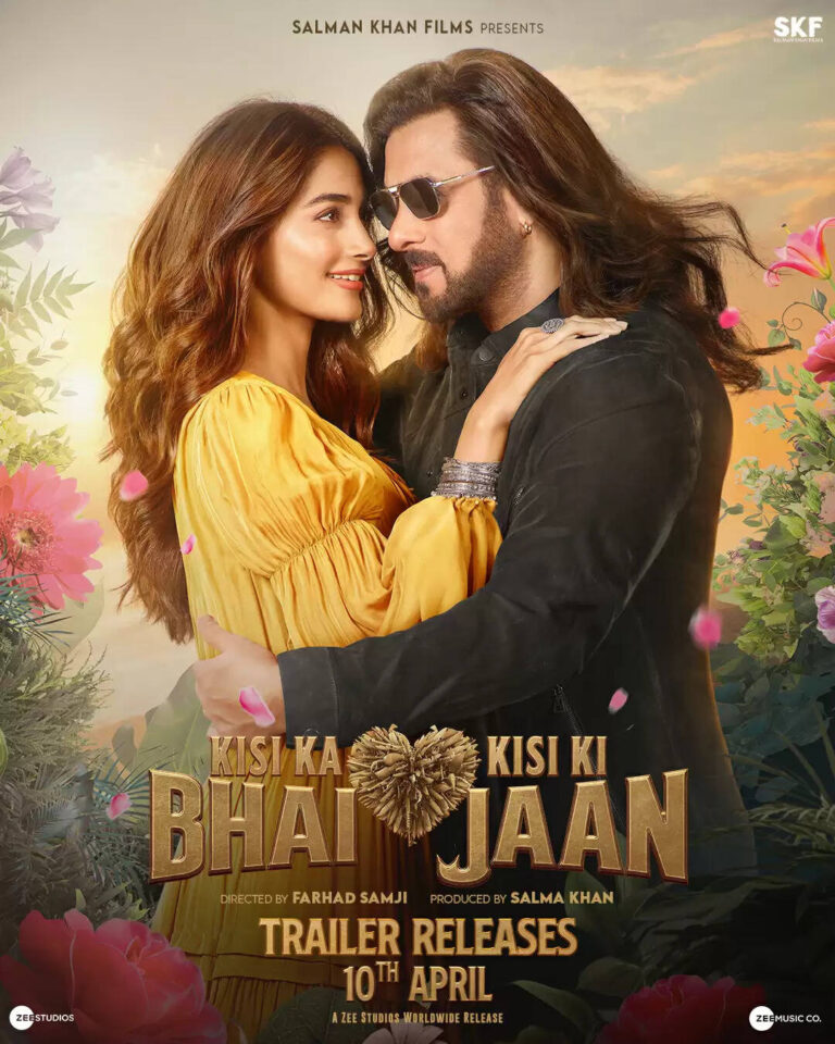In A New Poster, Salman Khan And Pooja Hegde Appear To Be Head Over Heels In Love