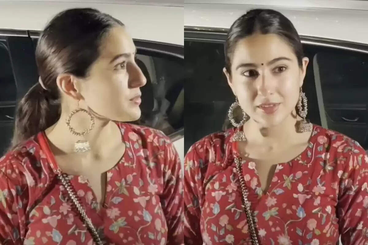 Sara Ali Khan Told Paparazzi To Maintain Silence !!
