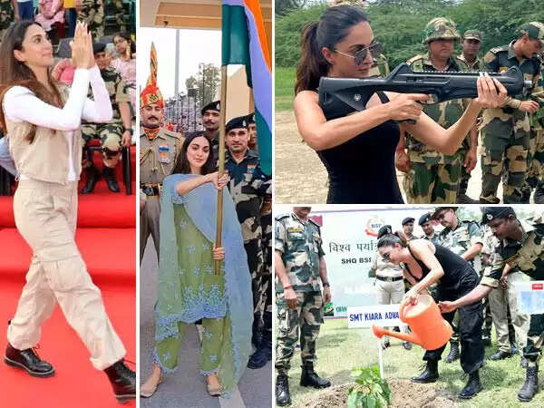 Kiara Advani Visited The Attari-Wagah Border In Amritsar!!