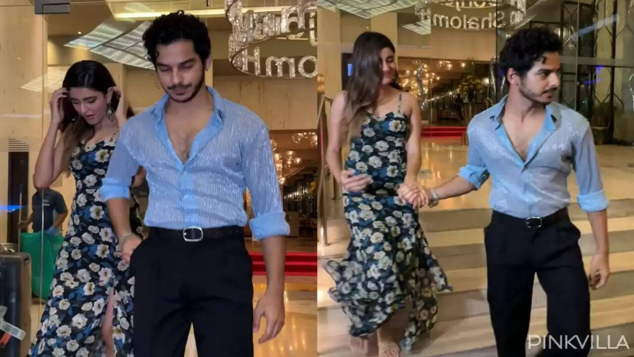 Ishan Khatter And His Rumoured Girlfriend Chandni Bainz Steeped Out For A Dinner Date!!!