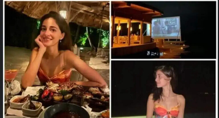 Ananya Pandey Celebrates Her Birthday In Maldives!!