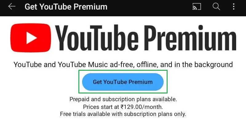 How To Get YouTube Premium For Free