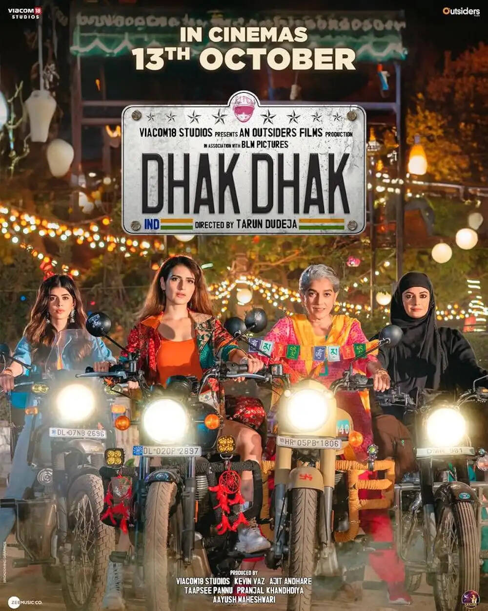 Dhak Dhak Is Now Available To Watch On OTT!!