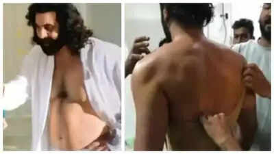 The Video Of Ranbir Kapoor Using Prosthetics To Showcase His Character Ageing Is Going Viral!!