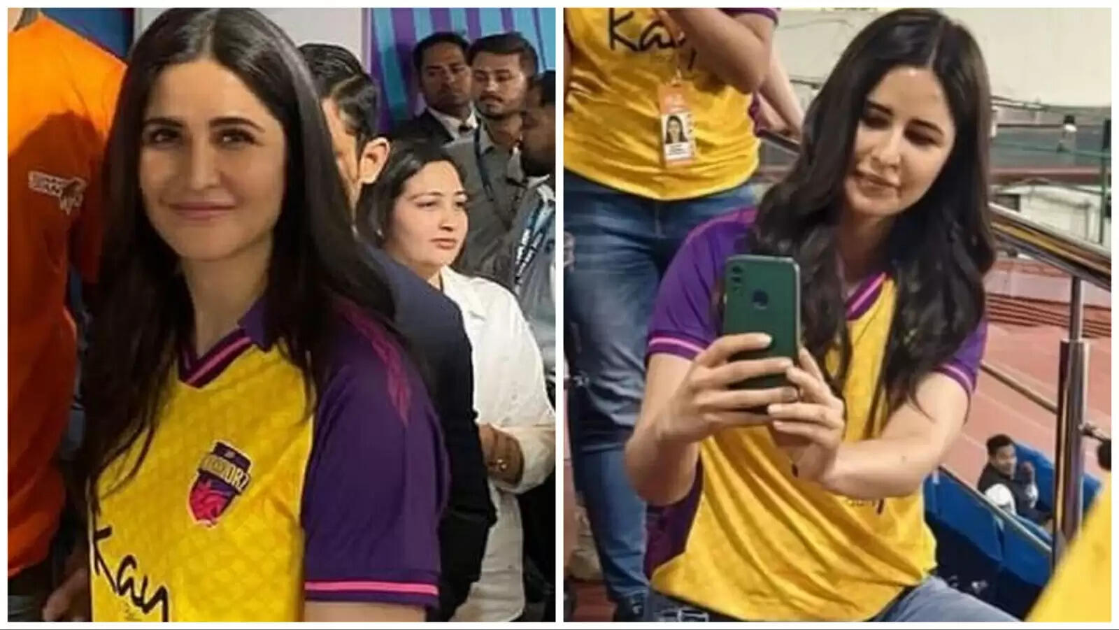 Recently Katrina Kaif Made An Appearance At Women's Premier league Match!!