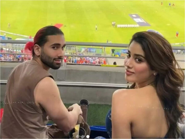 A viral video shows fans hurling phones at Janhvi Kapoor during the RCB vs RR match.