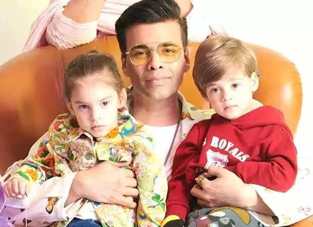 Karan Johar Shared A Fun Video Of His Twins Yash And Roohi!!