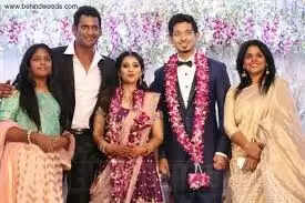 Actor Vishal's Sister Aishwarya Marriage Photos