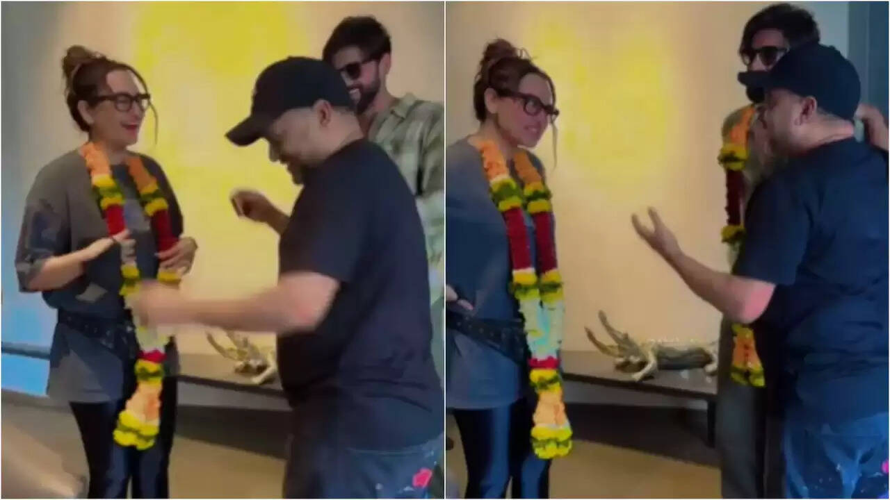 This Is How Sonakshi Sinha And Zaheer Iqbal Were Welcomed By Sajid Khan!!!