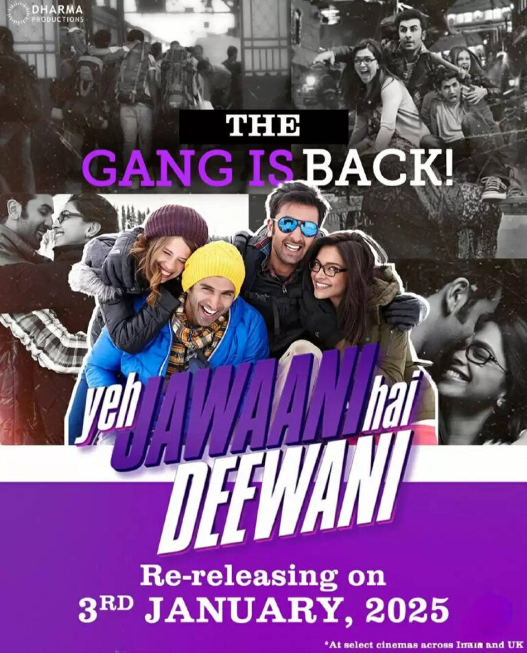 Yeh Jawaani Hai Deewani Re-Release On This Date!!!