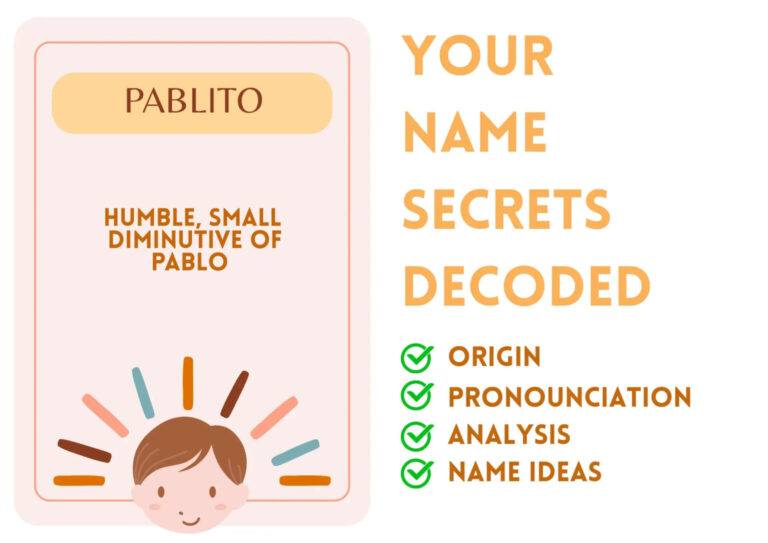 Know The Meaning Of The Catholic Name Pablito