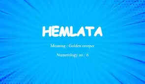 Meaning Of The Hindu Name Hemlata