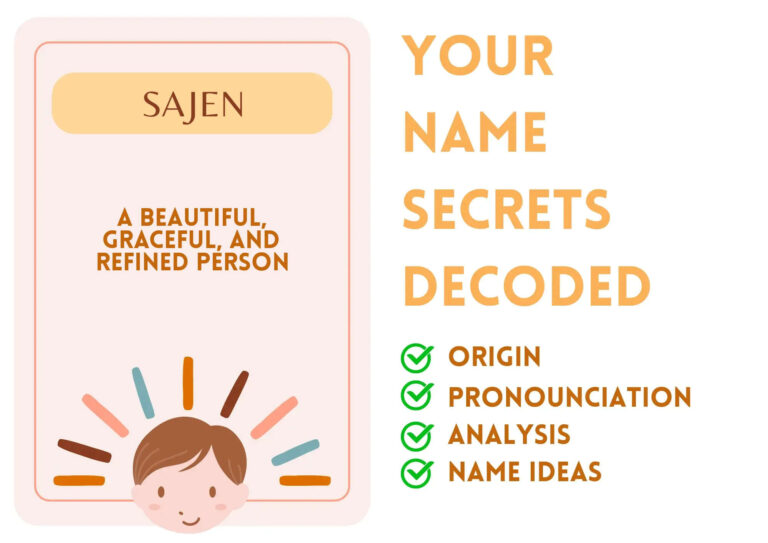 Know The Meaning Of Hindu Boys Name Sajen