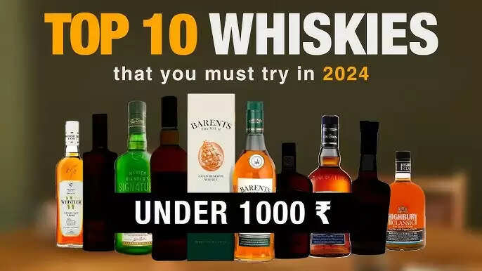 Top 10 Whiskey Brands Under INR 1000 In India In 2025