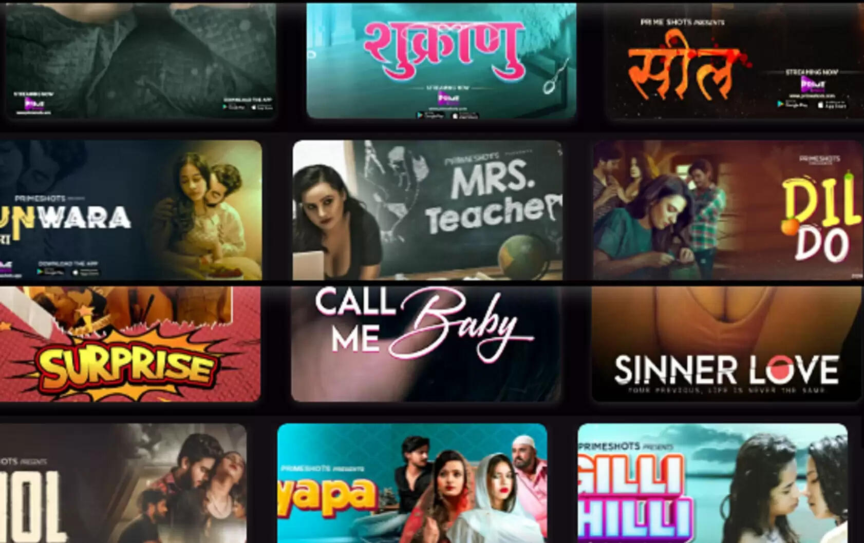 All Prime Shots Web Series Cast and Actress List