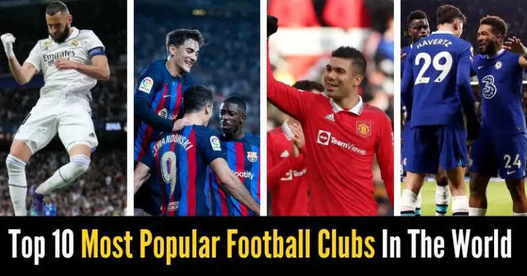 Top 10 Most Popular Football Clubs In the World In 2025