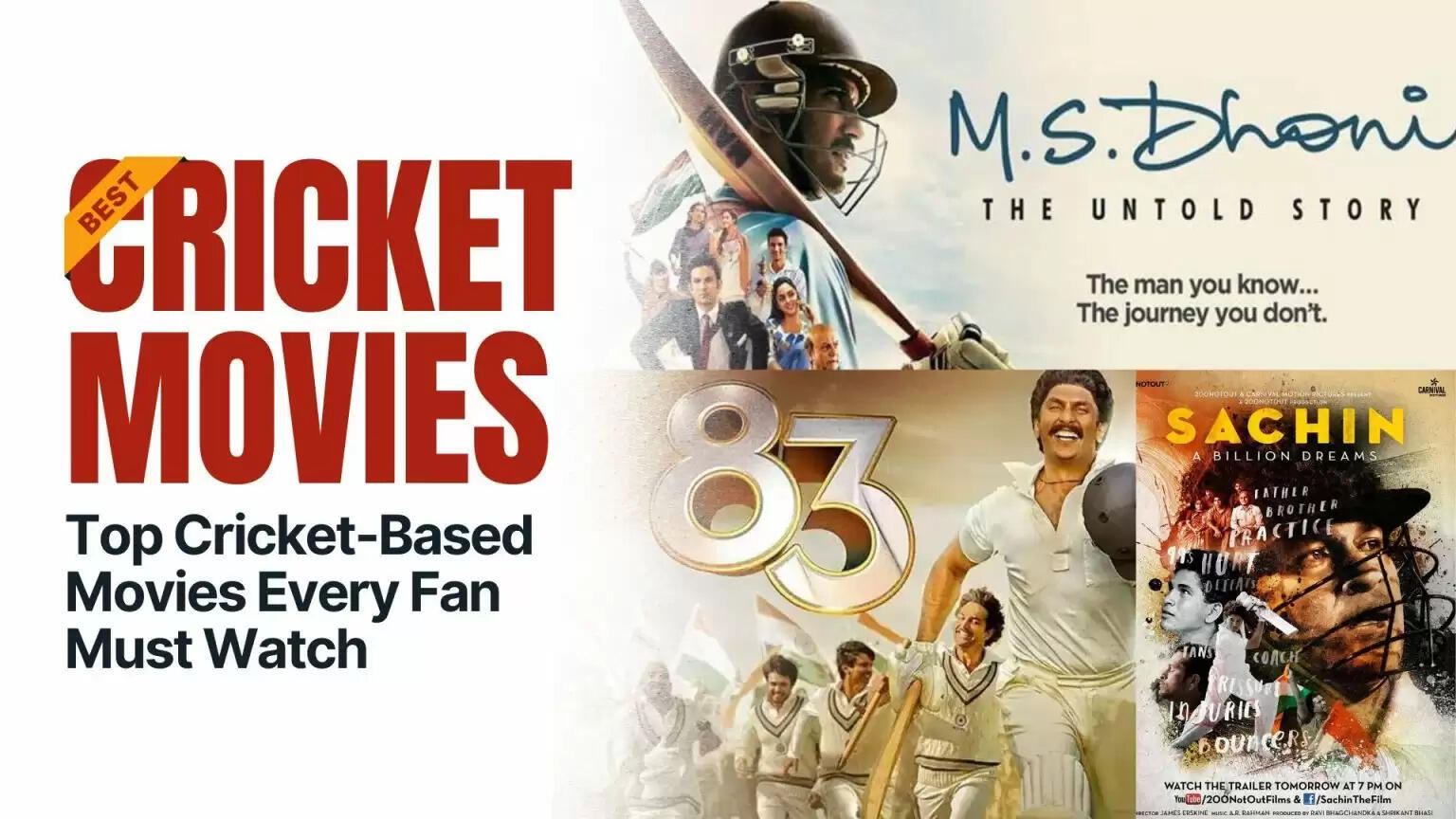 Top 10 Bollywood Movies Based On Cricket