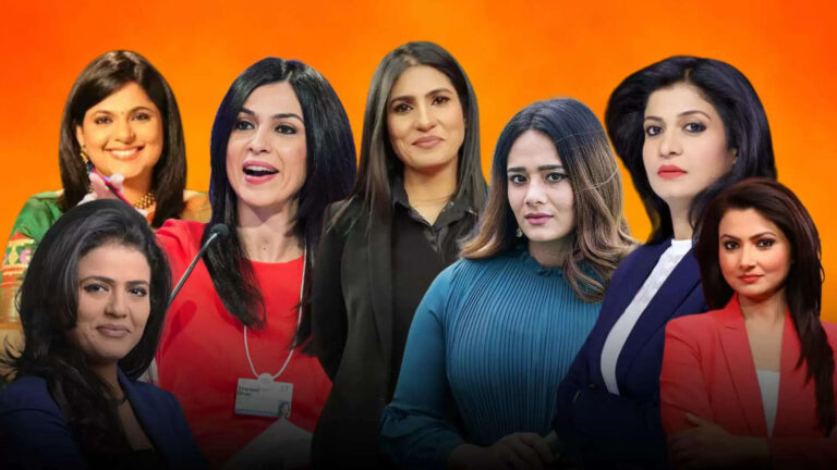 Top 10 Most Beautiful Female TV News Anchors in India In 2025