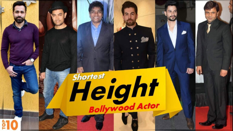 Top 10 Actors Who Are Short-Heighted In Bollywood In 2025