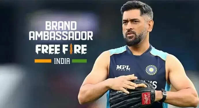 MS Dhoni becomes Brand Ambassador of Free Fire