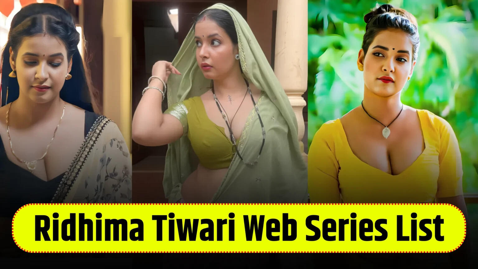 Top 10 Ridhima Tiwari Web Series Till 2025 With Pics