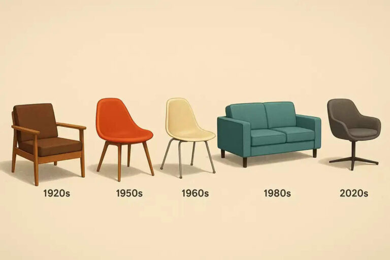 Exploring the Evolution of Furniture Design Through the Decades