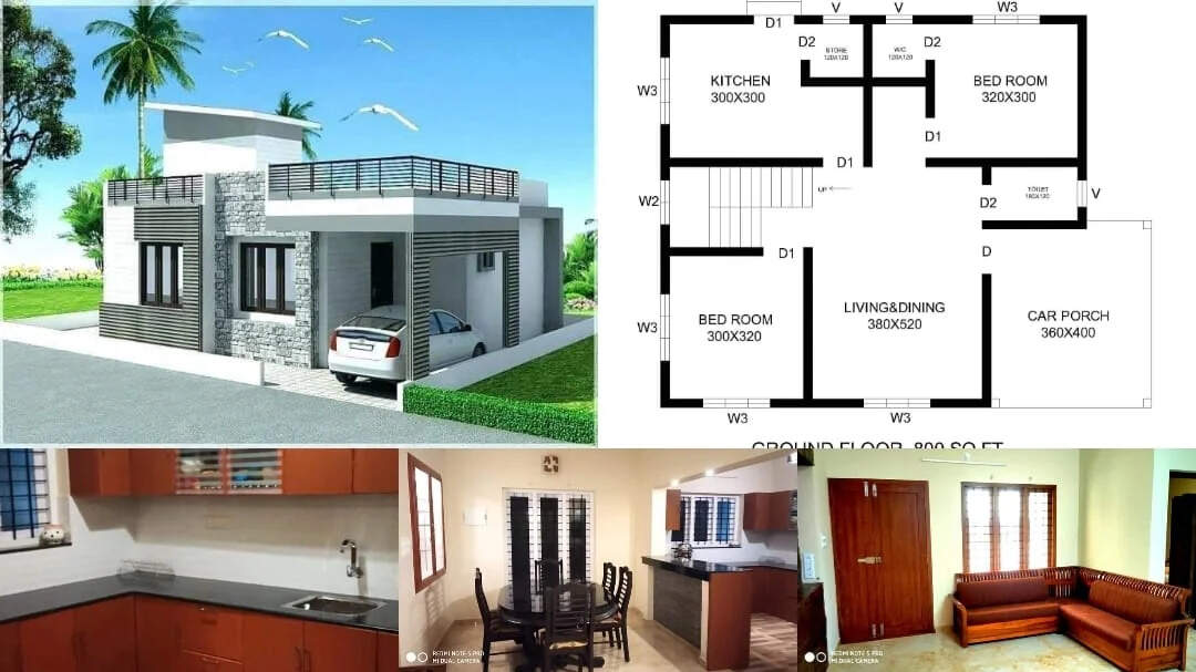 Know About 800 Square Foot House Design