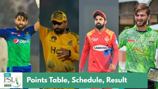 Know About PSL Points Table 2025: Teams Standings and Rankings