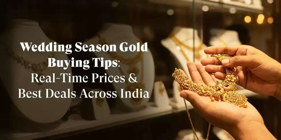 Wedding Season Gold Buying Tips: Real-Time Prices & Best Deals Across India