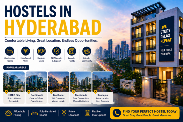 Tech-Enabled Hostels in Hyderabad Near Universities - Complete Guide