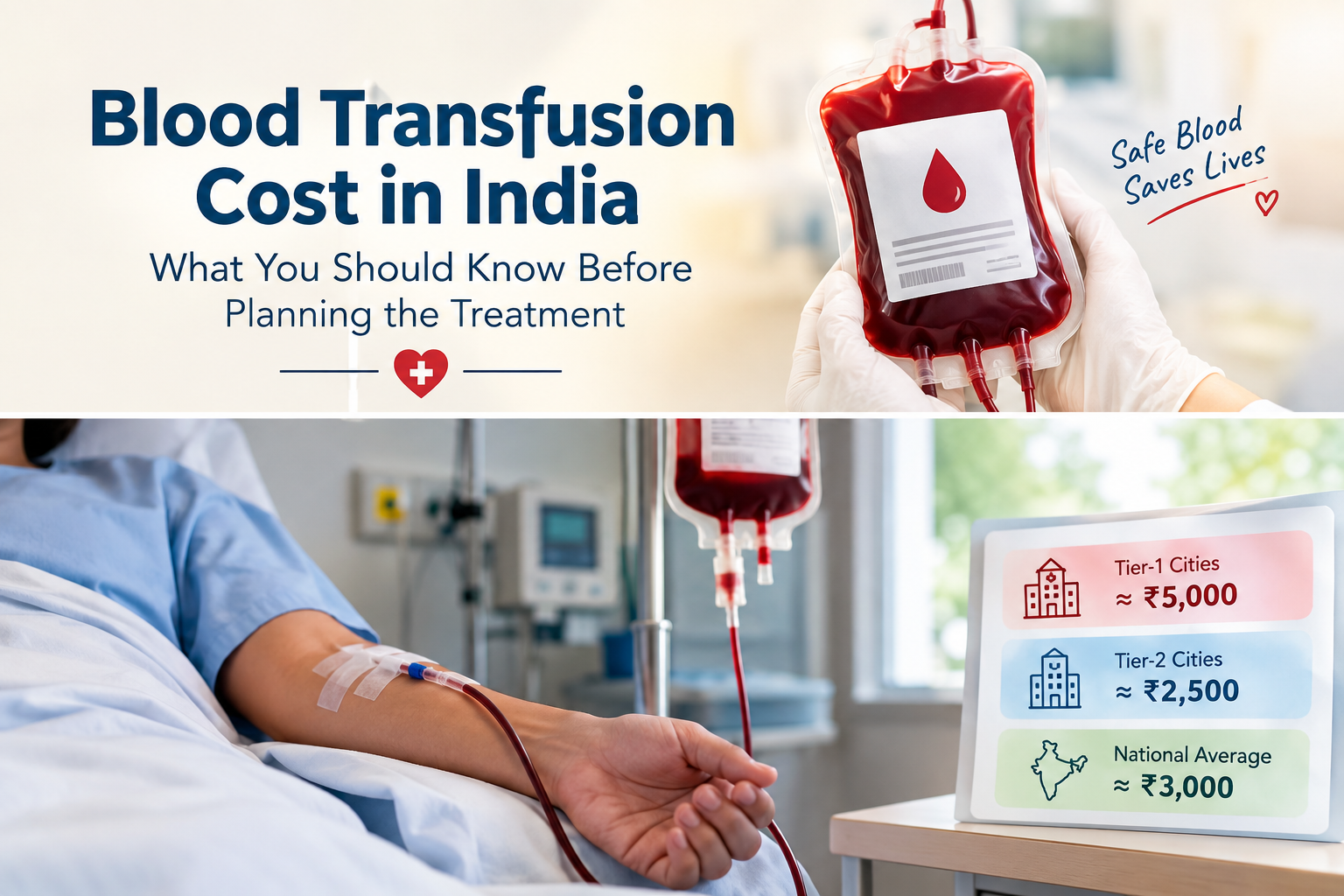 Blood Transfusion Cost in India