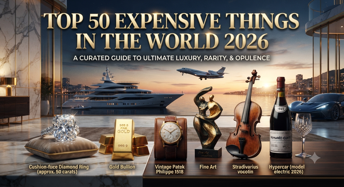 Top 50 Expensive Things in The World in 2026